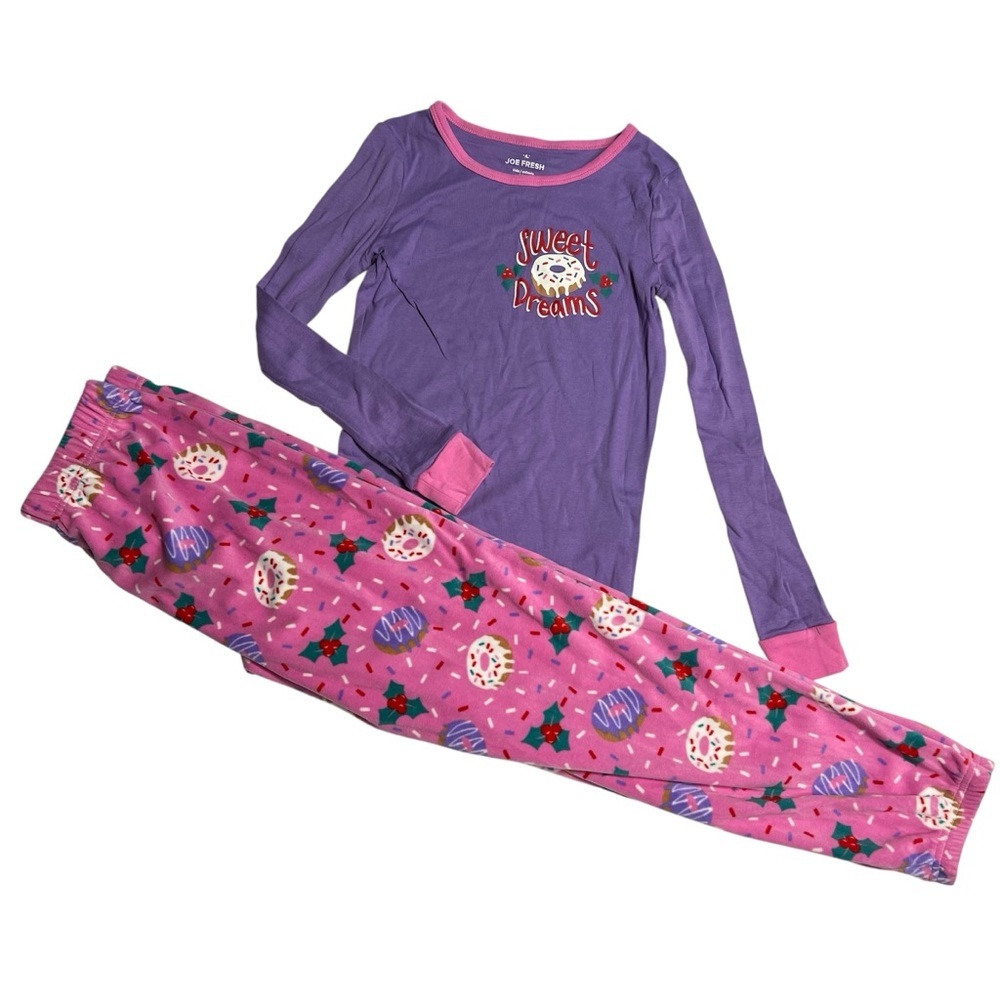 Joe Fresh Kids‎ Pajama Set - Purple and Pink Cupcake Design
